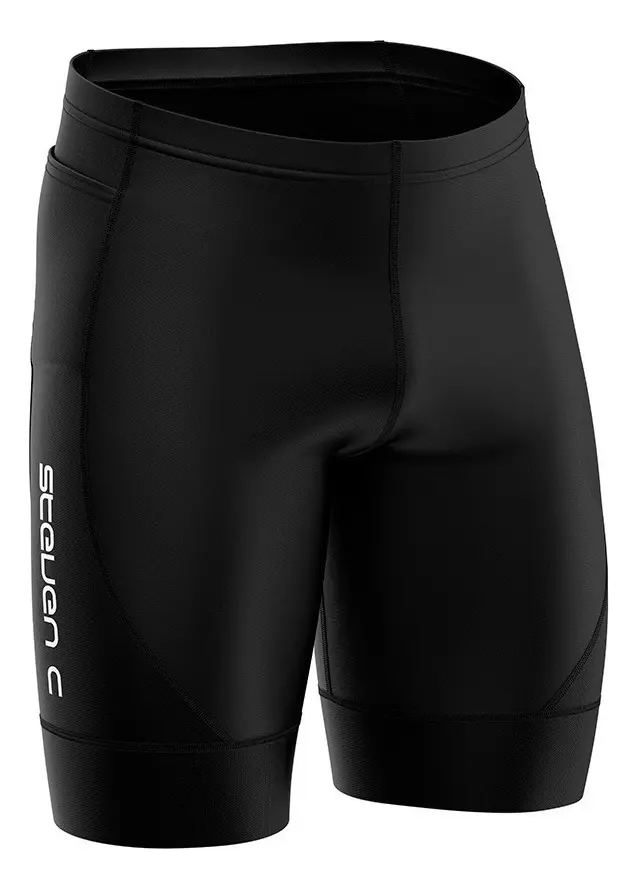 Calza Corta Ciclista Steven C Color Negro